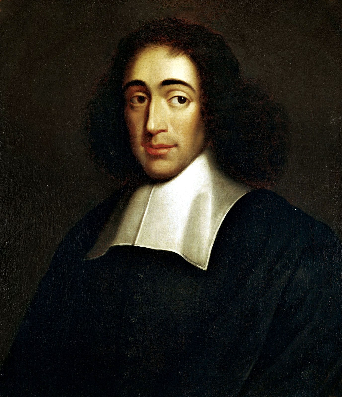Portrait présumé de Spinoza, anonyme du XVIIe siècle.